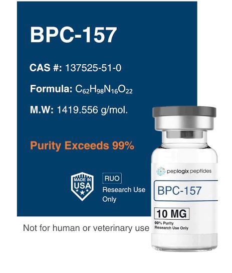 BPC-157 Peptide 10mg – Tissue Repair & Recovery Support (High Purity 99%)